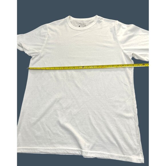 Perry Ellis Portfolio Mens White T-Shirt Size XL - Classic Crew Neck Comfort - Picture 5 of 6